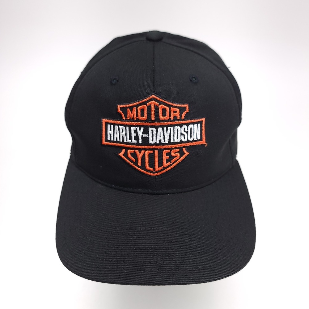 Vintage Harley Davidson Logo Hat Snapback Motorcycle‎ Cap Annco Pro Model